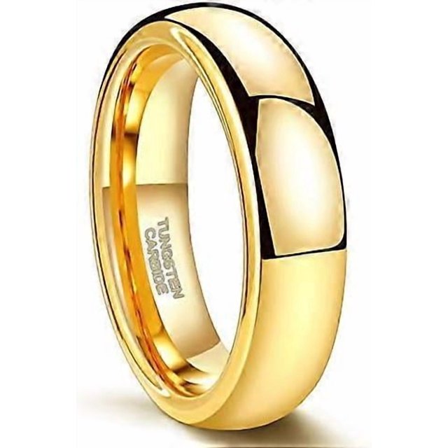 2mm 4mm 6mm Tungsten Wedding Bands Ring for Women Men Rose Gold/Silver/Gold/Black Polished Slim Engagement Promise Rings Comfort Fit Size 4-13