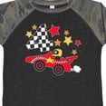thumbnail image 4 of Inktastic Happy 4th Birthday Red Racing Car Boys or Girls Toddler T-Shirt, 4 of 5