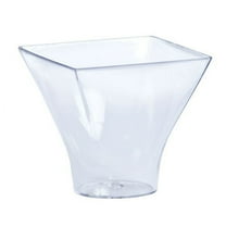 Lillian Caterware Mini Flared Mousse Cup, Clear, 12 Ct