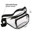 thumbnail image 2 of New Allegro by Conair Clear Fanny Pack With Black Trim., 2 of 8