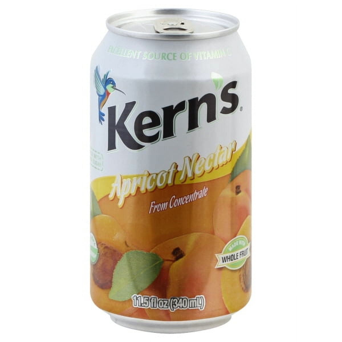 (12 pack) Kern’s Apricot Nectar Juice, 11.5 fl oz