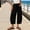 A1_Black, variant on Capri Linen Barrel Pants for Women Drawstring Wide Leg Cotton Linen Cropped 2026 Casual Loose Summer Beach Vacation Flowy Boho Baggy Palazzo Trousers Wide Leg Barrel Harem Pants Navy S