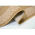 thumbnail image 6 of Custom Size Runner Rug Berber Chain Border Beige Design Rug Runner 26 Inch Wide and Your Choice of Your Length By Feet Proudly Customize In USA Facility(Beige With White Border, 23 ft x 26 in), 6 of 7