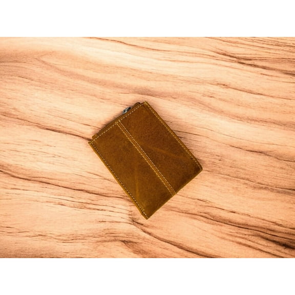 Mens Leather Bifold RFID Wallet Secure and Durable With Extra Capacity Gift for Men Minimalist Wallet| Handcrafted Cash Holder Tan