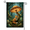 A, variant on XaaKee Spring Garden Flag, Mystic Grove Wanderer Garden Flag Mystical Forest Art Double-sided High-Quality White Linen Small Garden Flags, Courtyard Outside Clearance Pennant, 12x18Inch