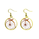 thumbnail image 1 of Antigua bicicleta High Wheeler Bretaña Ear Dangle Golden Drop Earring Jewelry Mujer Unbranded M, 1 of 3