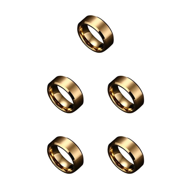 Sonducket Anillos unisex Joyas Citas Novios Novias Esposa Marido Aniversario personalizado Regalos Accesorios Tamaño 6 Type2 NO2 Sonducket CBP214060