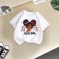 thumbnail image 4 of WEAIXIMIUNG 5 Filles Enfants Filles Mignon Mode Imprimé Col Rond Décontracté Ample Confortable Manches Courtes T-Shirt d'Été, 4 of 4
