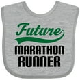 thumbnail image 3 of Inktastic Marathon Runner Childs Boys Baby Bib, 3 of 4