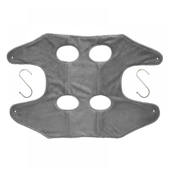 GOODLY Pet Cats Nail Clipping Cleaning Grooming Bag With 2 S-shaped Hooks No Scratching Biting Restraint for Nail Trimming Injecting Examining