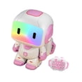 thumbnail image 3 of Milaget Kids Remote Control Robot Toy Funny Programming Mode Adjustable Learning Toy Pink, 3 of 9