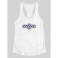 thumbnail image 3 of 4Th July Independence Quote Racerback Tank Women -Image by Shutterstock, Female x-Small, 3 of 4