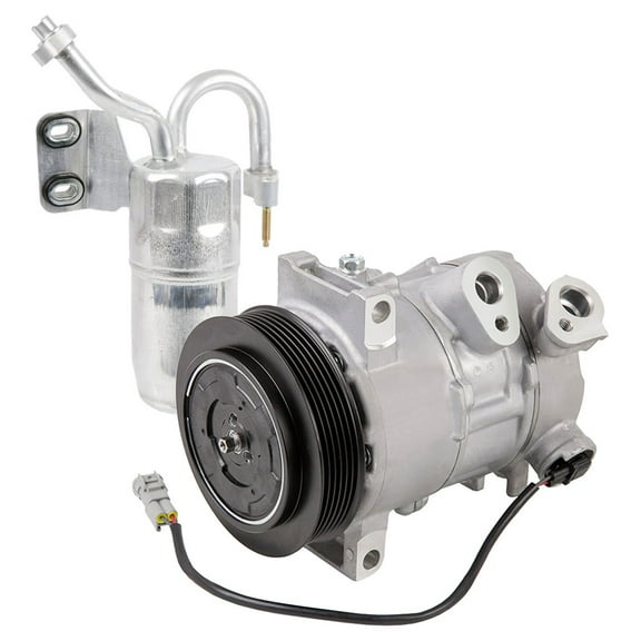 For Dodge Caliber & Jeep Compass Patriot AC Compressor w/ A/C Drier - BuyAutoParts