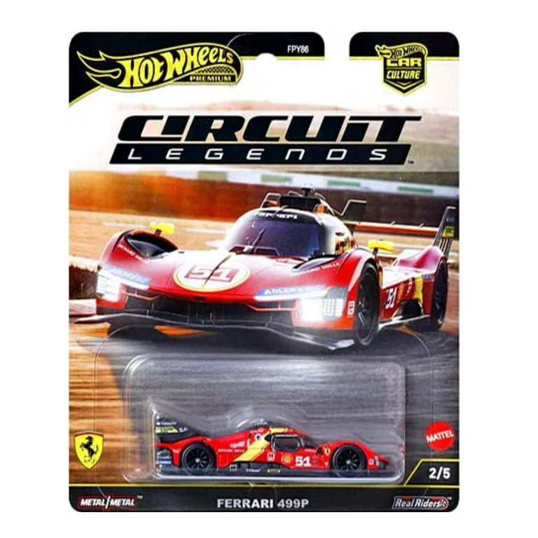 Hot Wheels Circuit Legends Die-Cast Cars Collection, 5-Pack Racing