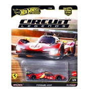 Hot Wheels Circuit Legends Die-Cast Cars Collection, 5-Pack Racing Set, Porsche and Ferrari Models FPY86-961K