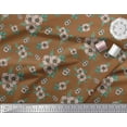 thumbnail image 1 of Soimoi Cotton Poplin Fabric Leaves & Anemone Floral Print Fabric by the Yard 42 Inch Wide, 1 of 3