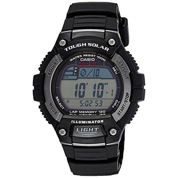 Men's WS220-1A Tough Solar Digital Sport Watch - Walmart.com