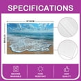 thumbnail image 2 of Erosebridal Adults Ocean Beach Place Mats Set of 4 for in Door Dinning, Hawaii Holoday Placemats Set of 4, Coastal Decor, 2 of 4