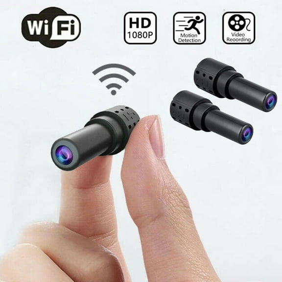 2Pack Mini Spy Camera WiFi HD 1080P Hidden IP Night Vision Camcorder Home Security Cam