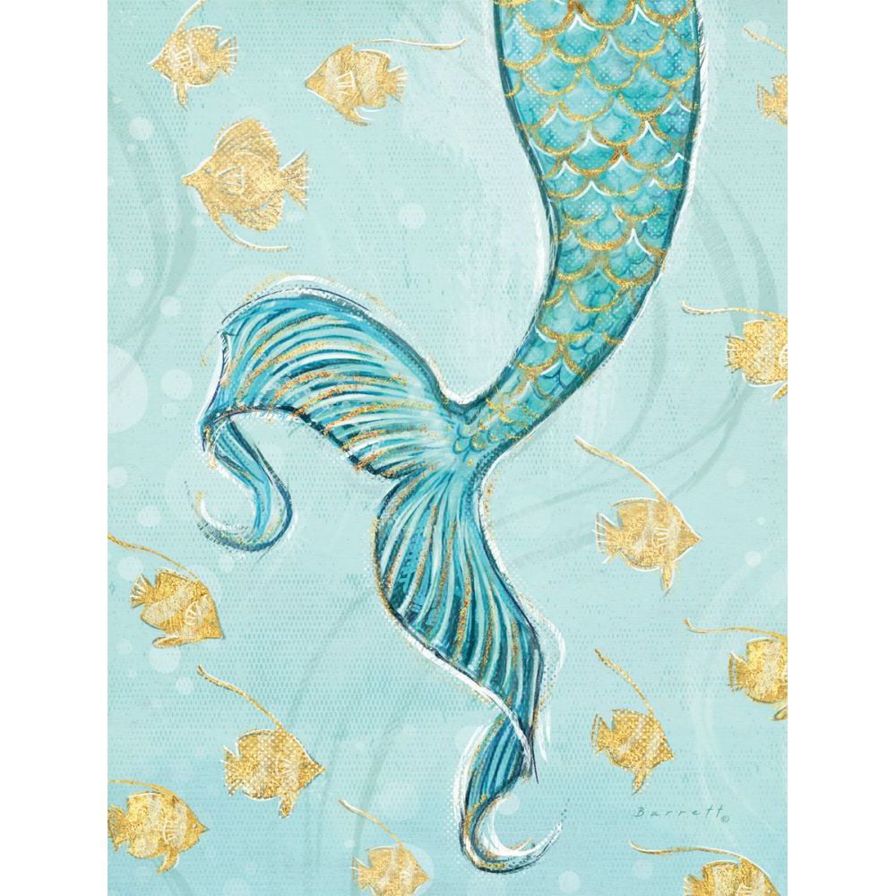 Mary Engelbreit-OCEANS OF LOVE FOR YOU Mermaid Seahorse-Note Card-NEW! 