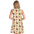 thumbnail image 2 of Bixox Robe Sans Manches Imprimée Dinde de l'Action de Grâce pour Femmes avec Poches, Robe Décontractée Longueur Genou pour l'Été-Petite, 2 of 7
