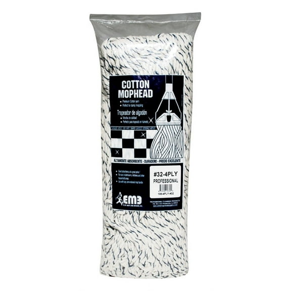 Elite Mops and Brooms #32 Cut End Cotton Mop Refill 1 pk
