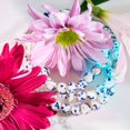 thumbnail image 4 of Starlit Waves | Silver | Firefly Glass Macrame Bracelet, 4 of 8