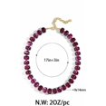 thumbnail image 5 of Leaf Resin Chunky Beaded Necklace for Women, Simple Modern Style Necklace Jewelry Accessory, 5 of 5
