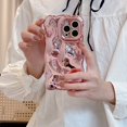 thumbnail image 2 of Fasion Luxury 3D Electroplated Meteorite Phone Case For iPhone 11 12 13 14 15 Pro Max Bling Metallic Shockproof Soft Back Cover, 2 of 7
