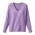 thumbnail image 4 of Kezqiaxn Shirts for Women Trendy Fashion Long Sleeve V-Neck Casual Pullover Tops for Fall and Winter Women's Clothes, 4 of 6