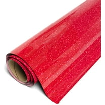 Siser Twinkle HTV Iron On Heat Transfer Vinyl 20" x 5ft Roll - Red