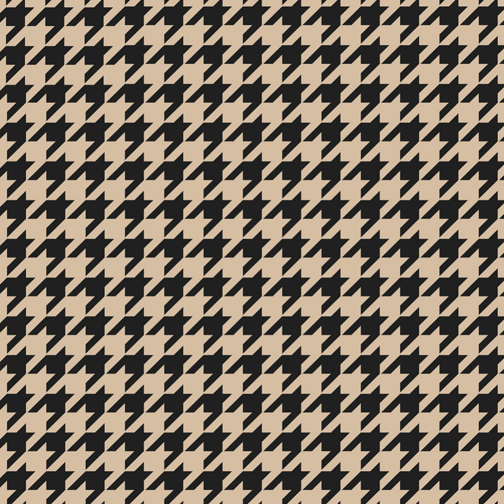 Brown and Black Houndstooth Pattern Graphic by CutePik · Creative Fabrica