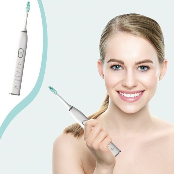 Toothbrush With 2 Brush Heads For Adults And Kids, IPX7, 5 Modes With 2 Minutes Built In Smart Timer,