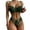 Green, variant on Bra Brief Sets Fashion Lace Underwear Sleepwear with Steel Ring and Garter for Women Blue S
