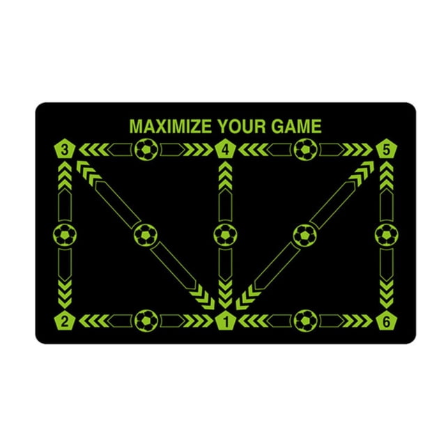 Football Training Practice Mat with Rebound Belt & Tote Bag Improves Ball Control Speed & Strength Agility Drills Enhance Footwork Anti-Slip Silent Design for Indoor/Outdoor Practice(20x32)