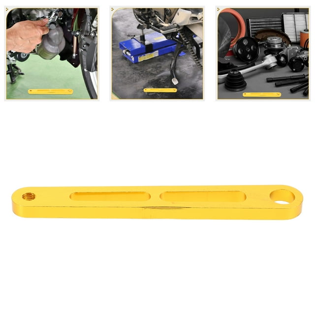 BESTYASH Soporte Metálico Dorado Para Luz Auxiliar De Motocicleta Con Montaje Fácil Y
