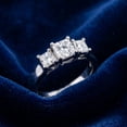 thumbnail image 3 of Pompeii 1 1/4ct Three Stone Diamond Ring 14K White Gold (H/I,I), 3 of 5