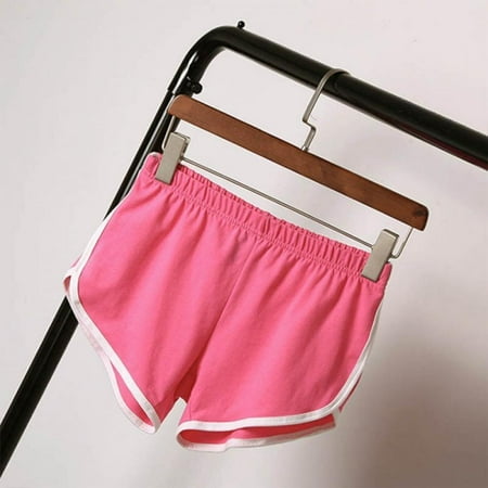 

[BRAND] BIG CLEAR!Women Summer Shorts Panties Cotton Blend Intimate Goods Biker Short Binding Side Split Elastic Waist Patchwork Casual Short Pant