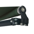 thumbnail image 4 of ALEKO Motorized Black Frame Retractable Home Patio Canopy Awning 12x10 ft, Green Color, 4 of 9