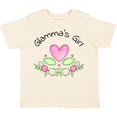 thumbnail image 3 of Inktastic Glamma's Girl- Heart Flowers Girls Toddler T-Shirt, 3 of 5