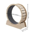 thumbnail image 4 of Cat Wheel Exerciser, Wood Cat Treadmill 38" H Cat Running Wheel for Large Cats Running Spinning and Scratching Beige, 4 of 8