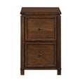 thumbnail image 4 of Baton Rouge 2 Drawer File Cabinet in Brushed Walnut Finish in Engineered Wood, 4 of 13