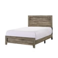 thumbnail image 2 of Contemporary Grey Full Size Bedstead, Beautiful Bedroom Furnishings, Wooden Framework Elegant Grey Finish Panel Bed, Essentials, Stable Wood Bed Frame, 2 of 2
