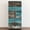 Color 2, variant on Self Adhesive Vinyl Refrigerator Wrap Set Distressed Wooden Planks Turquoise Paint Natural Wood Door Mural Removable Fridge Sticker Peel and Stick Full Door Cover Decal Kitchen Bar Decor