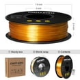 thumbnail image 7 of GIANTARM Shiny Silk Gold 3D Printer PLA Filament Toughness Enhanced with 1.75mm Dimensional Accuracy +/-0.03mm, 1080 Feet per Roll, Vacuum Packaging, for Most 3D FDM Printer, 7 of 7