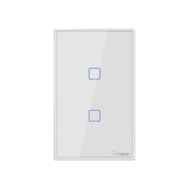 SONOFF T0US TX Series Interruptores de pared Wifi Control de aplicación inalámbrica Interruptor de luz de pared inteligente Estándar de EE. UU. Vogacara EL0026-02B