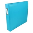 thumbnail image 3 of Scrapbook Classic Leather 3 Ring Album Aqua 12X12, 3 of 6