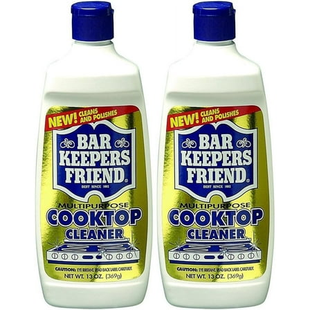 Bar Keepers Friend Cooktop Cleaner - 13 oz - 2 pk
