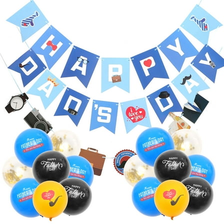 Party Decoration Father's Day Latte Perfect Banner