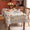 thumbnail image 6 of Rustic Fruit Grey Table Cloth,Vintage Print Table Cloth 60 x 120 for Farmhouse Decor,Perfect for Kitchen Dinner, Restaurant ,Outdoor Holiday Picnic Table Cover, 6 of 6